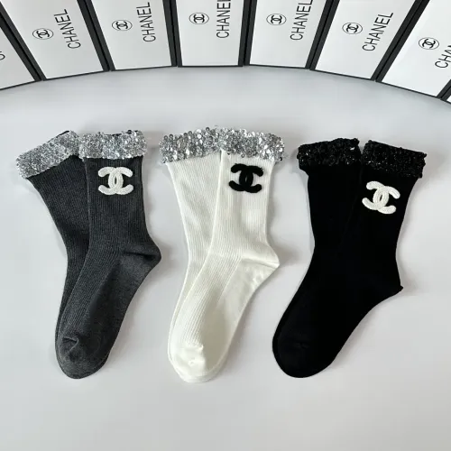 Replica Chanel Socks #1401398 $27.00 USD for Wholesale