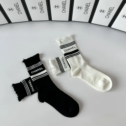 Replica Chanel Socks #1401403 $29.00 USD for Wholesale