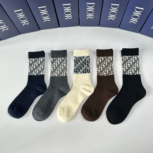 Replica Christian Dior Socks #1401406 $29.00 USD for Wholesale