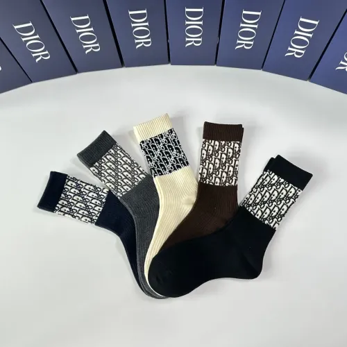 Replica Christian Dior Socks #1401406 $29.00 USD for Wholesale