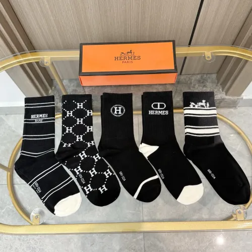 Replica Hermes Socks #1401466 $29.00 USD for Wholesale