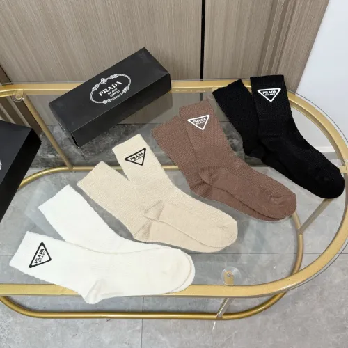 Replica Prada Socks #1401476 $34.00 USD for Wholesale