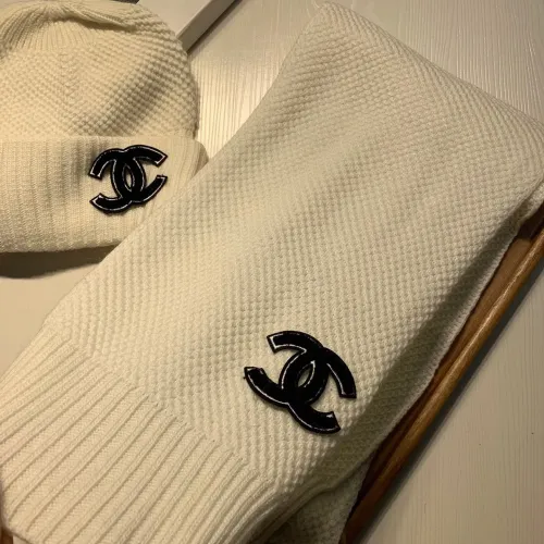 Replica Chanel Hat and Scarf Set #1401865 $52.00 USD for Wholesale