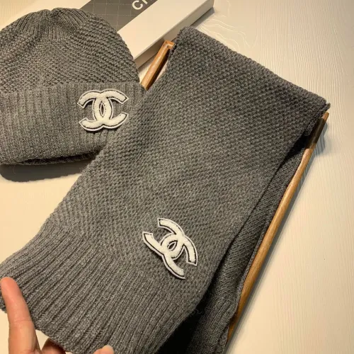 Replica Chanel Hat and Scarf Set #1401866 $52.00 USD for Wholesale