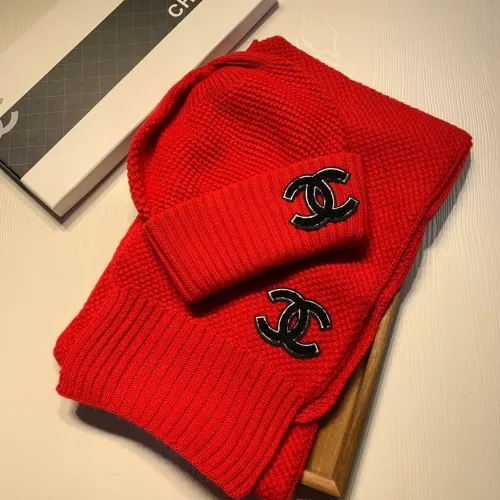 Replica Chanel Hat and Scarf Set #1401867 $52.00 USD for Wholesale