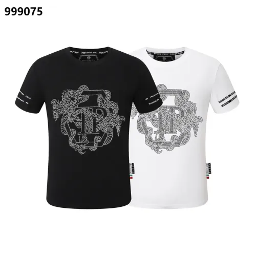 Replica Philipp Plein PP Oversize T-Shirts Short Sleeved For Men #1401913 $29.00 USD for Wholesale