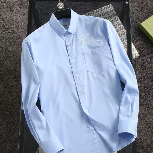 Burberry Shirts Long Sleeved For Men #1402033 $40.00 USD, Wholesale Replica Burberry Shirts