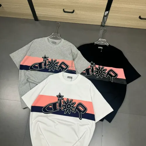Replica Christian Dior T-Shirts Short Sleeved For Unisex #1402215 $32.00 USD for Wholesale