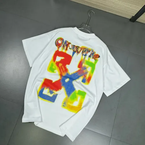 Off-White T-Shirts Short Sleeved For Unisex #1402282 $32.00 USD, Wholesale Replica Off-White T-Shirts