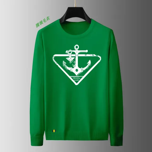 Prada Sweaters Long Sleeved For Men #1402403 $48.00 USD, Wholesale Replica Prada Sweaters