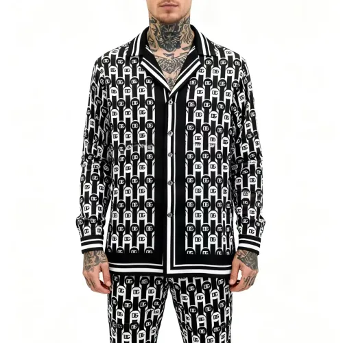 Replica Dolce & Gabbana D&G Tracksuits Long Sleeved For Men #1402758 $85.00 USD for Wholesale