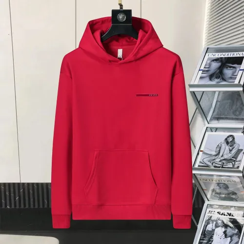 Prada Hoodies Long Sleeved For Men #1403092 $48.00 USD, Wholesale Replica Prada Hoodies