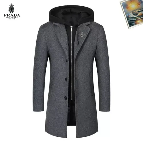 Prada Coats Long Sleeved For Men #1403252 $88.00 USD, Wholesale Replica Prada Coats