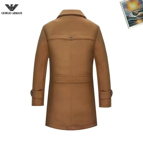 Replica Armani Coats Long Sleeved For Men #1403289 $88.00 USD for Wholesale