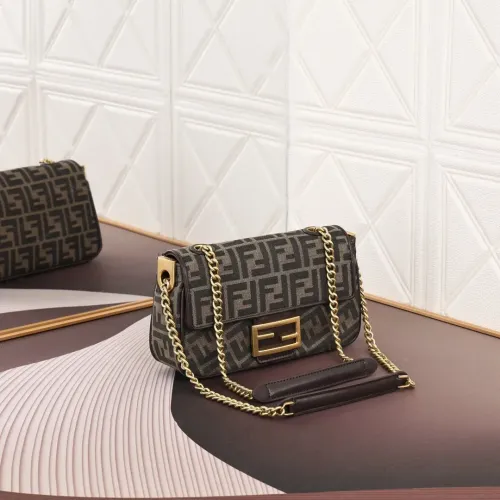 Replica Fendi AAA Quality Shoulder Bags For Women #1403388 $88.00 USD for Wholesale