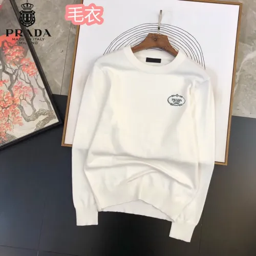 Prada Sweaters Long Sleeved For Men #1403569 $42.00 USD, Wholesale Replica Prada Sweaters