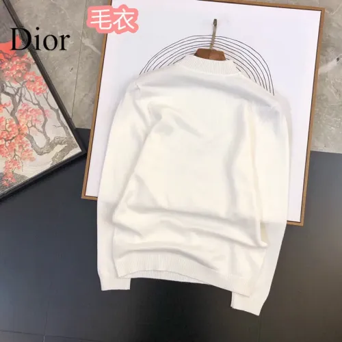 Replica Christian Dior Sweaters Long Sleeved For Men #1403580 $42.00 USD for Wholesale