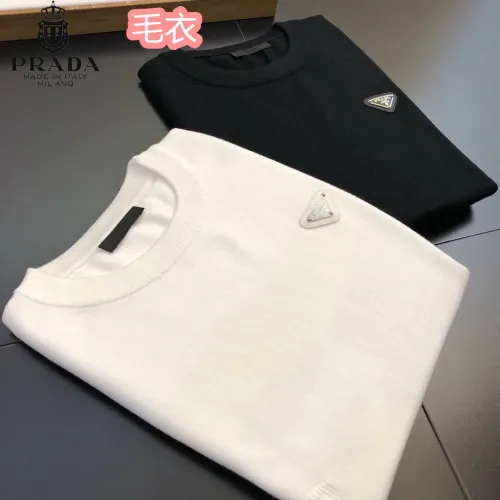 Replica Prada Sweaters Long Sleeved For Men #1403584 $42.00 USD for Wholesale