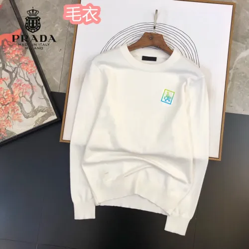 Prada Sweaters Long Sleeved For Men #1403593 $42.00 USD, Wholesale Replica Prada Sweaters