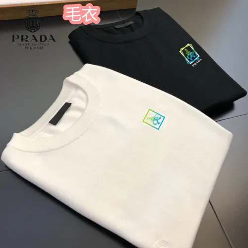 Replica Prada Sweaters Long Sleeved For Men #1403594 $42.00 USD for Wholesale