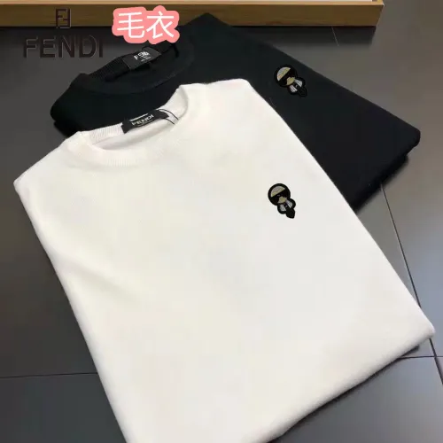 Replica Fendi Sweaters Long Sleeved For Men #1403607 $42.00 USD for Wholesale
