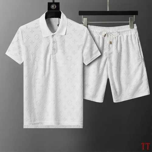 Louis Vuitton LV Tracksuits Short Sleeved For Men #1404055 $68.00 USD, Wholesale Replica Louis Vuitton LV Tracksuits