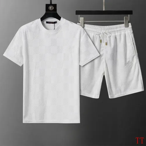 Louis Vuitton LV Tracksuits Short Sleeved For Men #1404069 $60.00 USD, Wholesale Replica Louis Vuitton LV Tracksuits