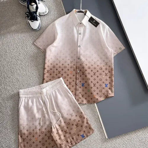 Louis Vuitton LV Tracksuits Short Sleeved For Men #1404349 $102.00 USD, Wholesale Replica Louis Vuitton LV Tracksuits