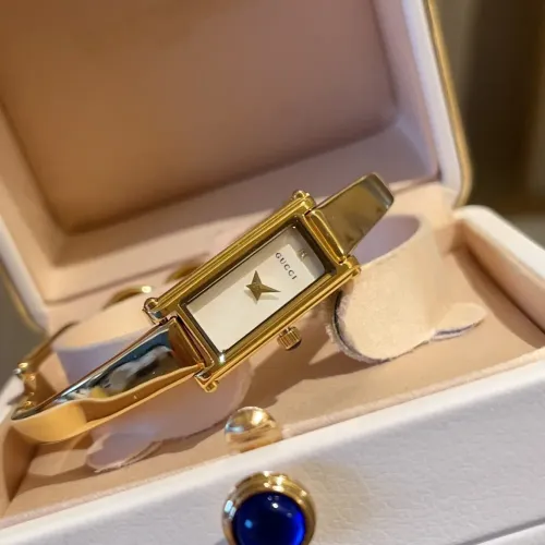 Replica Gucci AAA Quality Watches In Gold For Women #1405395 $135.00 USD for Wholesale