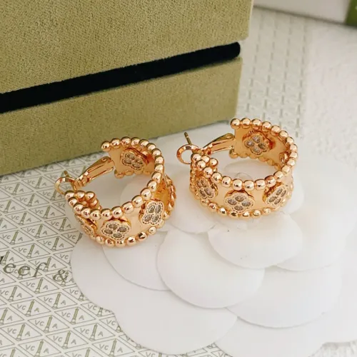 Van Cleef &amp; Arpels Earrings For Women #1406127 $29.00 USD, Wholesale Replica Van Cleef &amp; Arpels Earrings