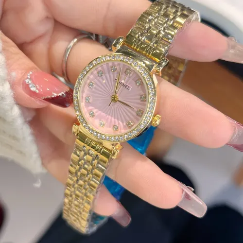 Replica Chanel Watches In Gold #1406218 $32.00 USD for Wholesale