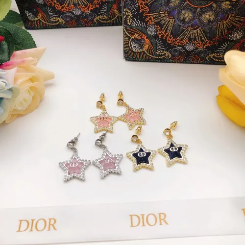 Replica Christian Dior Earrings For Women #1406706 $25.00 USD for Wholesale