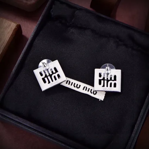Replica MIU MIU Earrings For Women #1406766 $25.00 USD for Wholesale