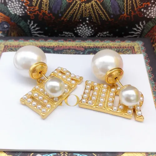 Replica Christian Dior Earrings For Women #1406856 $27.00 USD for Wholesale