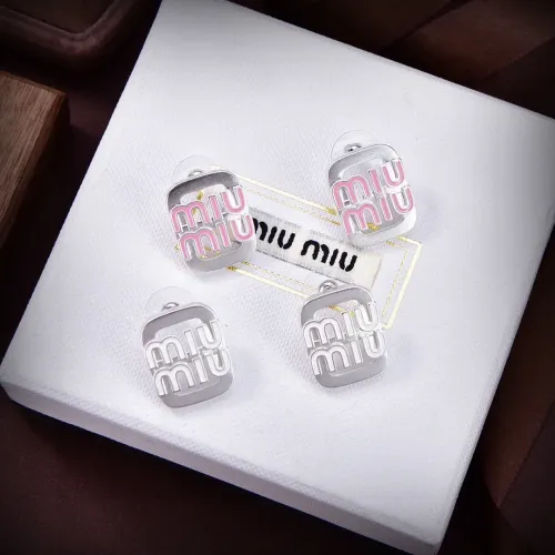 Replica MIU MIU Earrings For Women #1406949 $25.00 USD for Wholesale