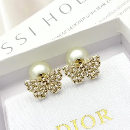 Replica Christian Dior Earrings For Women #1406980 $29.00 USD for Wholesale