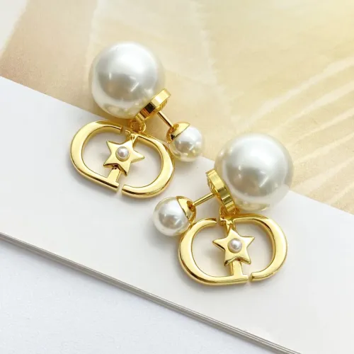 Replica Christian Dior Earrings For Women #1406981 $29.00 USD for Wholesale