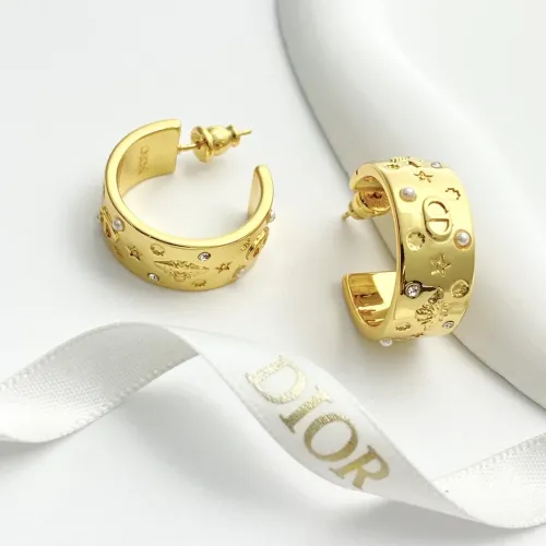 Replica Christian Dior Earrings For Women #1406983 $32.00 USD for Wholesale