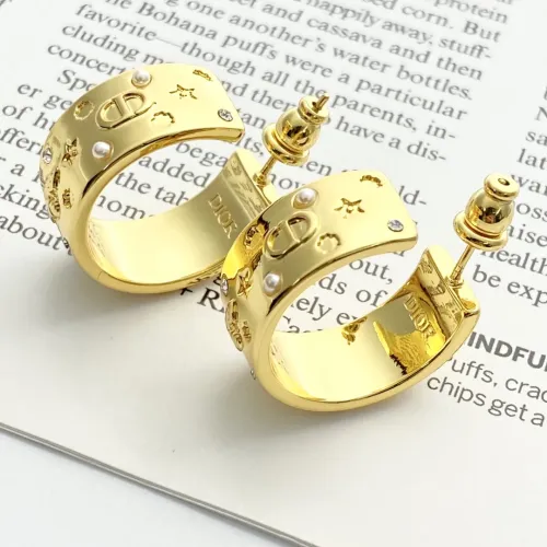 Replica Christian Dior Earrings For Women #1406983 $32.00 USD for Wholesale