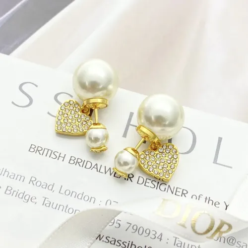Replica Christian Dior Earrings For Women #1406987 $32.00 USD for Wholesale