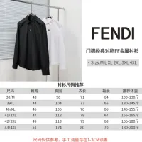 $64.00 USD Fendi Shirts Long Sleeved For Men #1399679