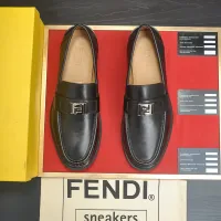 $98.00 USD Fendi Leather Shoes For Men #1400059
