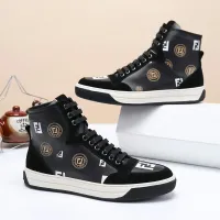 $80.00 USD Fendi High Tops Casual Shoes For Men #1400172