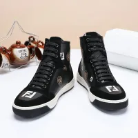 $80.00 USD Fendi High Tops Casual Shoes For Men #1400172
