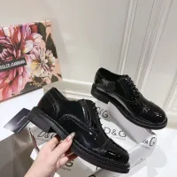 $122.00 USD Dolce & Gabbana D&G Leather Shoes For Women #1400760