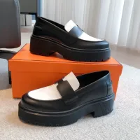 $112.00 USD Hermes Leather Shoes For Women #1400934