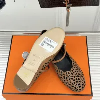 $112.00 USD Hermes Flat Shoes For Women #1400938