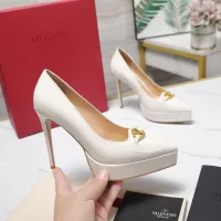 $125.00 USD Valentino High-Heeled Shoes For Women #1401127