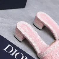 $92.00 USD Christian Dior Slippers For Women #1401147