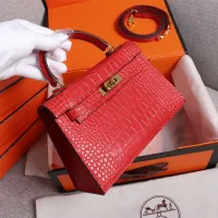 $92.00 USD Hermes AAA Quality Handbags For Women #1401408